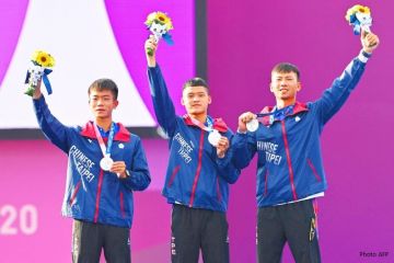 Taiwan’s men’s archery team win Silver Medal at Tokyo Olympics.